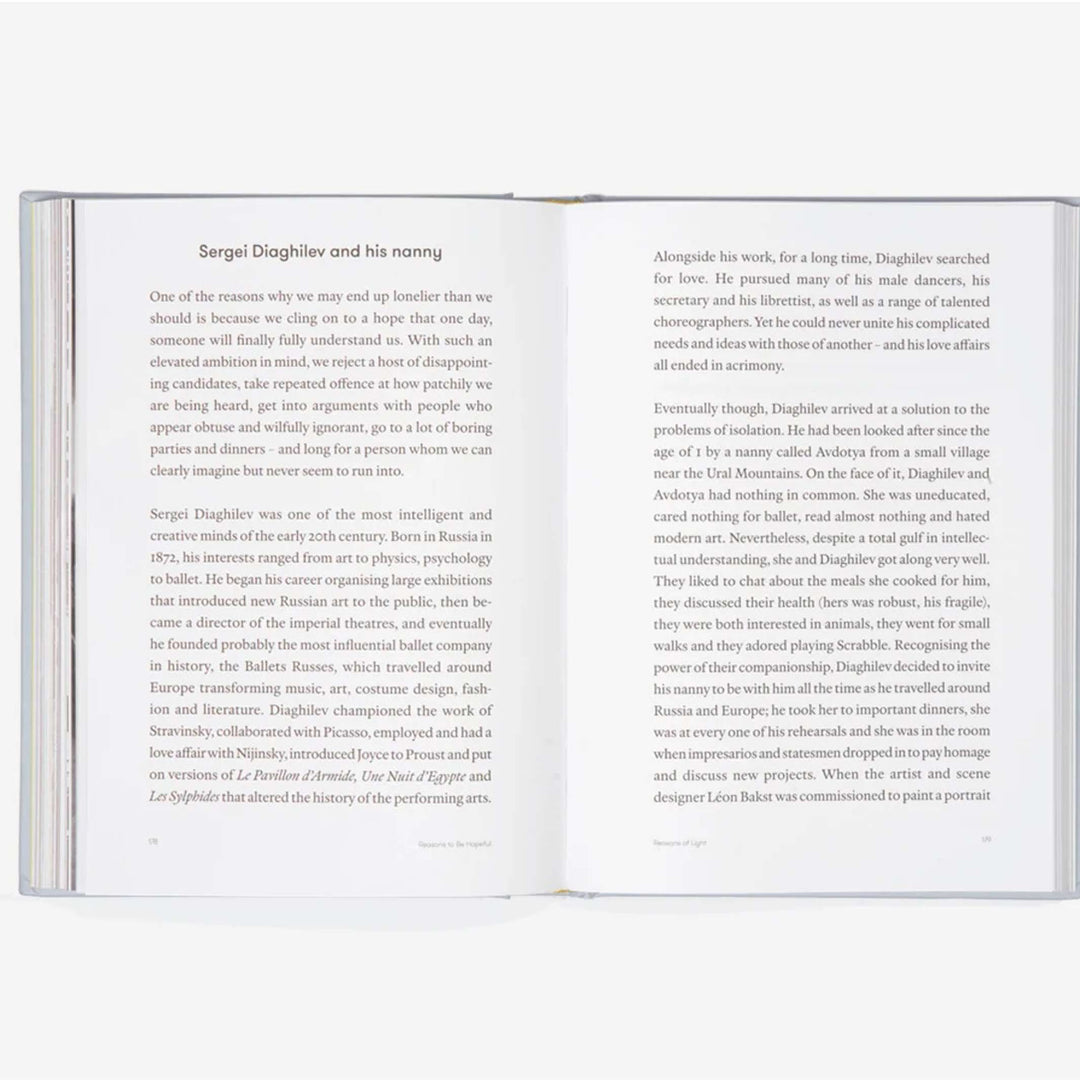 Book "Reasons to Be Hopeful" – Hardcover | The School of Life