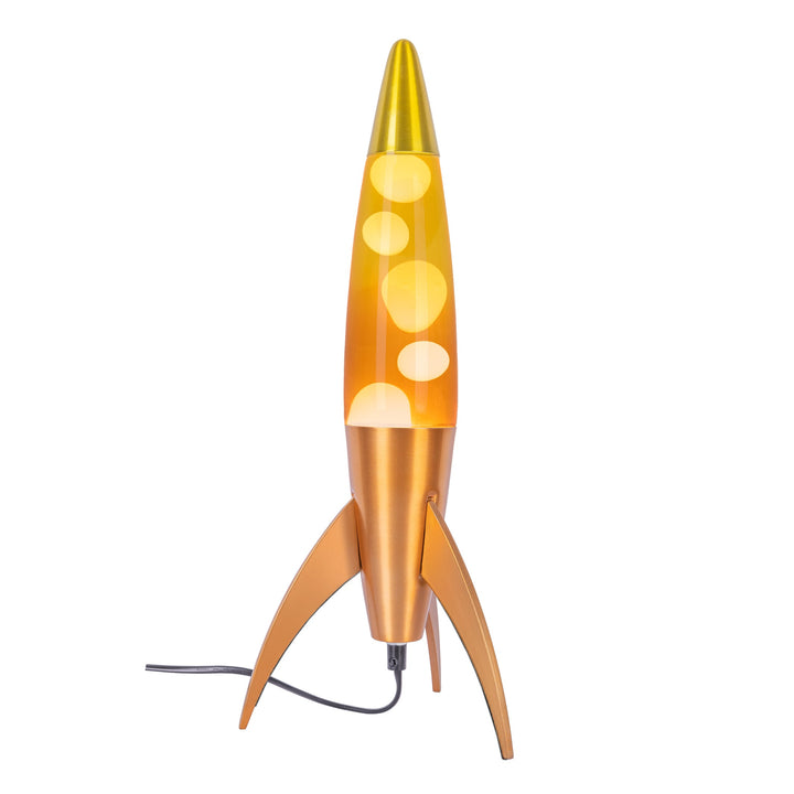 Lavalampe Rocket – Orange Gradient · Retro · 45 cm | Fisura · Tischlampe