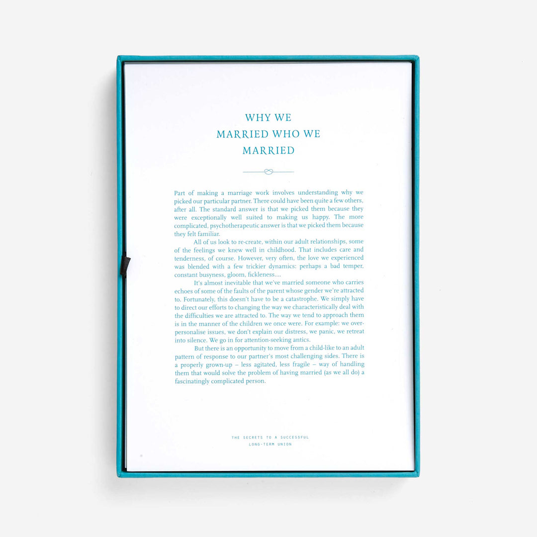 THE MARRIAGE BOX | English Edition | The School of Life