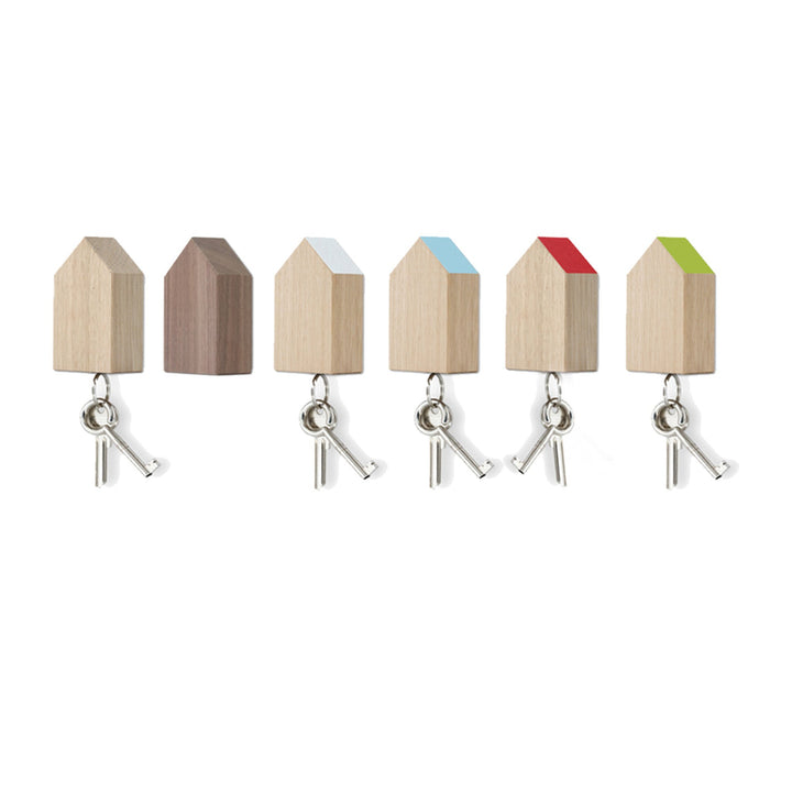 Magnetic Key Holder – Wood · 9 cm | side by side