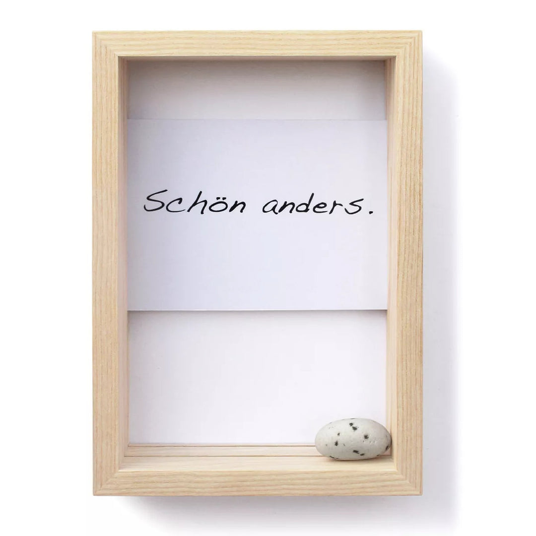 Bilderrahmen "Oh, schön" – Esche · 23 cm | side by side