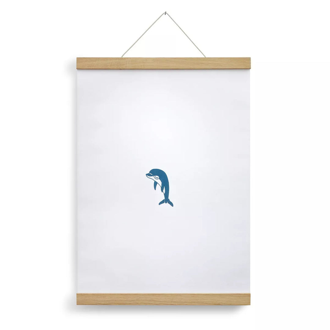 Magnetische Posterleiste A3 – Eiche · 30 cm | side by side