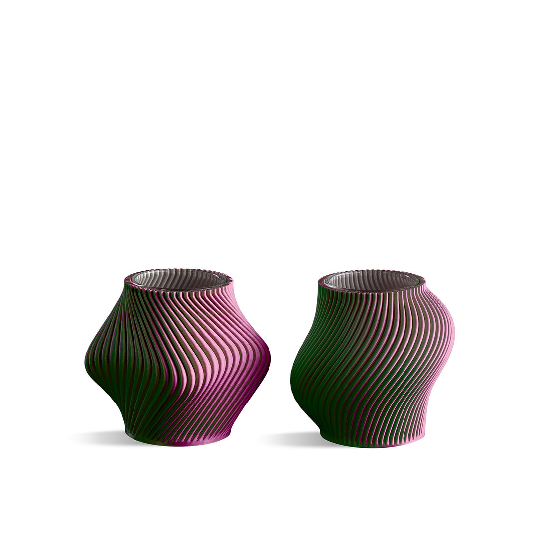Mini-Vasen-Set "Bloz & Boyk" – Wassermelone · 6,5 cm | Sheyn