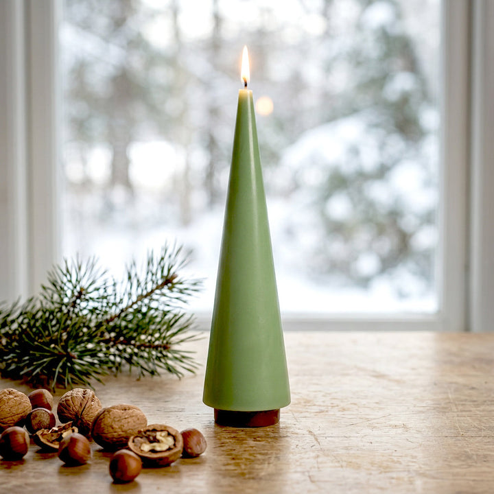 Tree Candle XL – Sage · 22 cm | not the girl who misses much