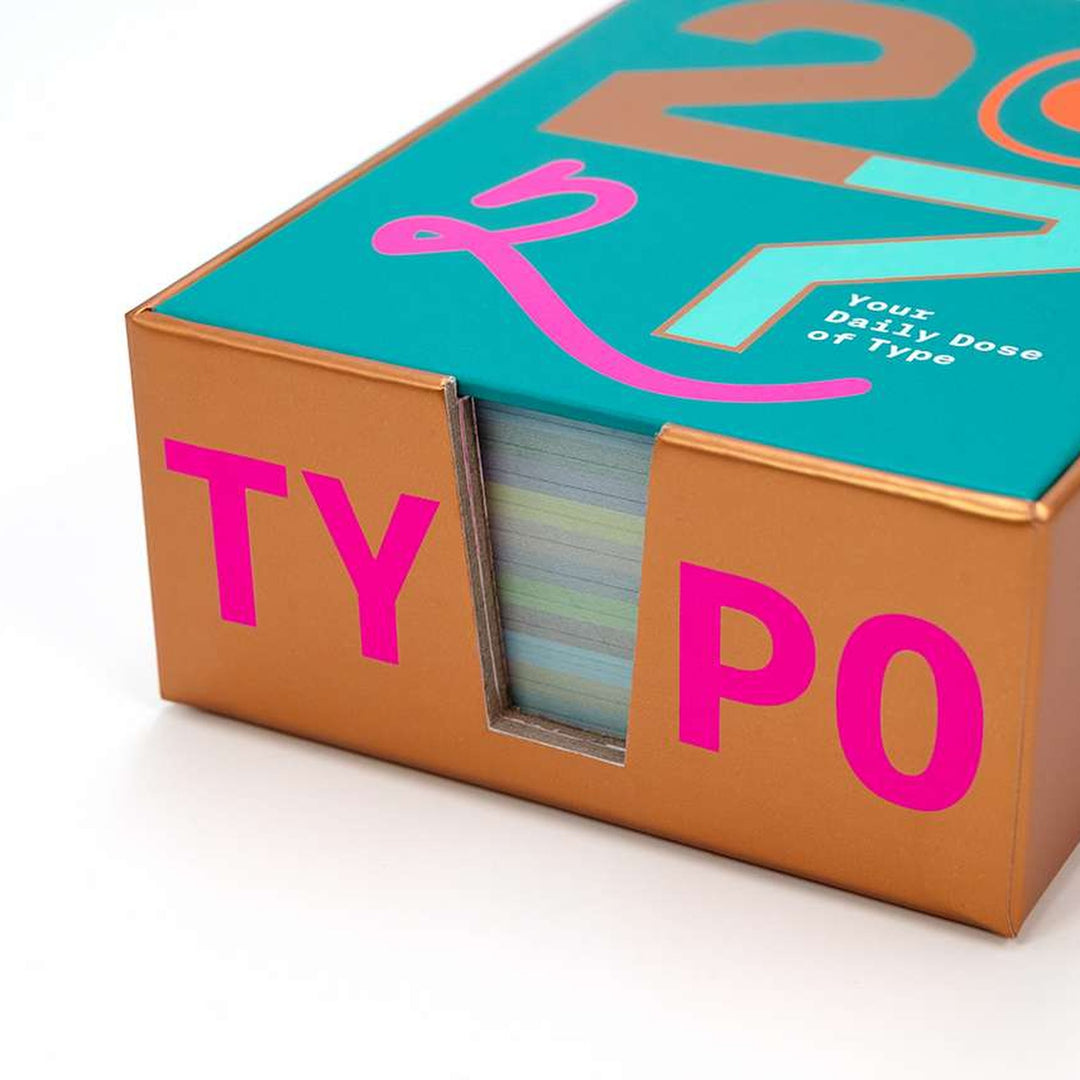 Abreißkalender Typodarium 2027 – 365 Schriften | Hermann Schmidt