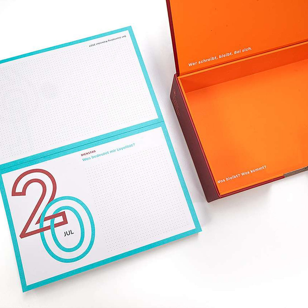 Journaling Calendar "365 neue Seiten von dir" 2027 | Hermann Schmidt