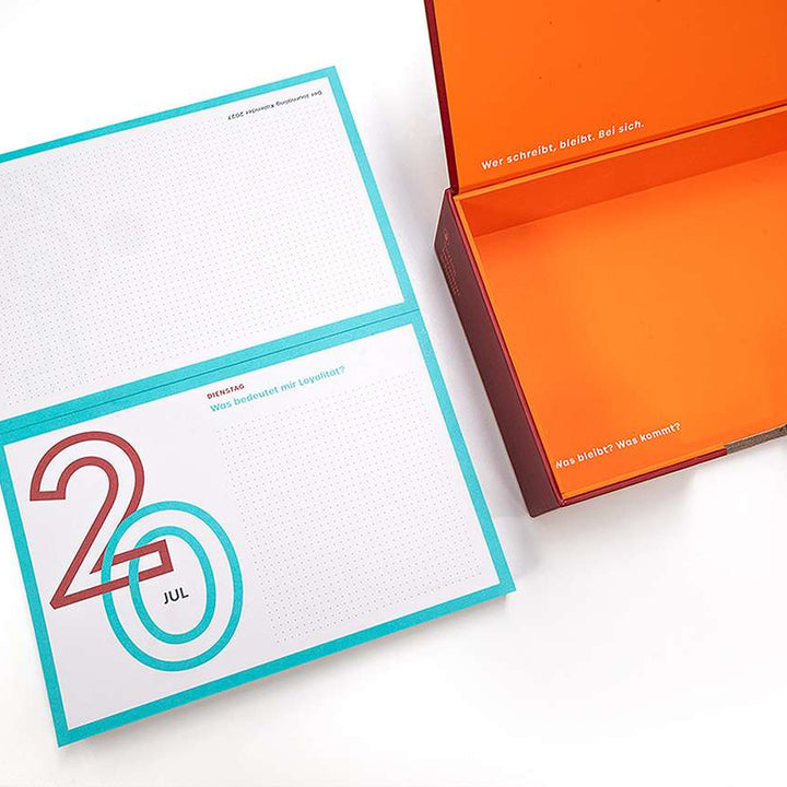 Journaling Calendar "365 neue Seiten von dir" 2027 | Hermann Schmidt