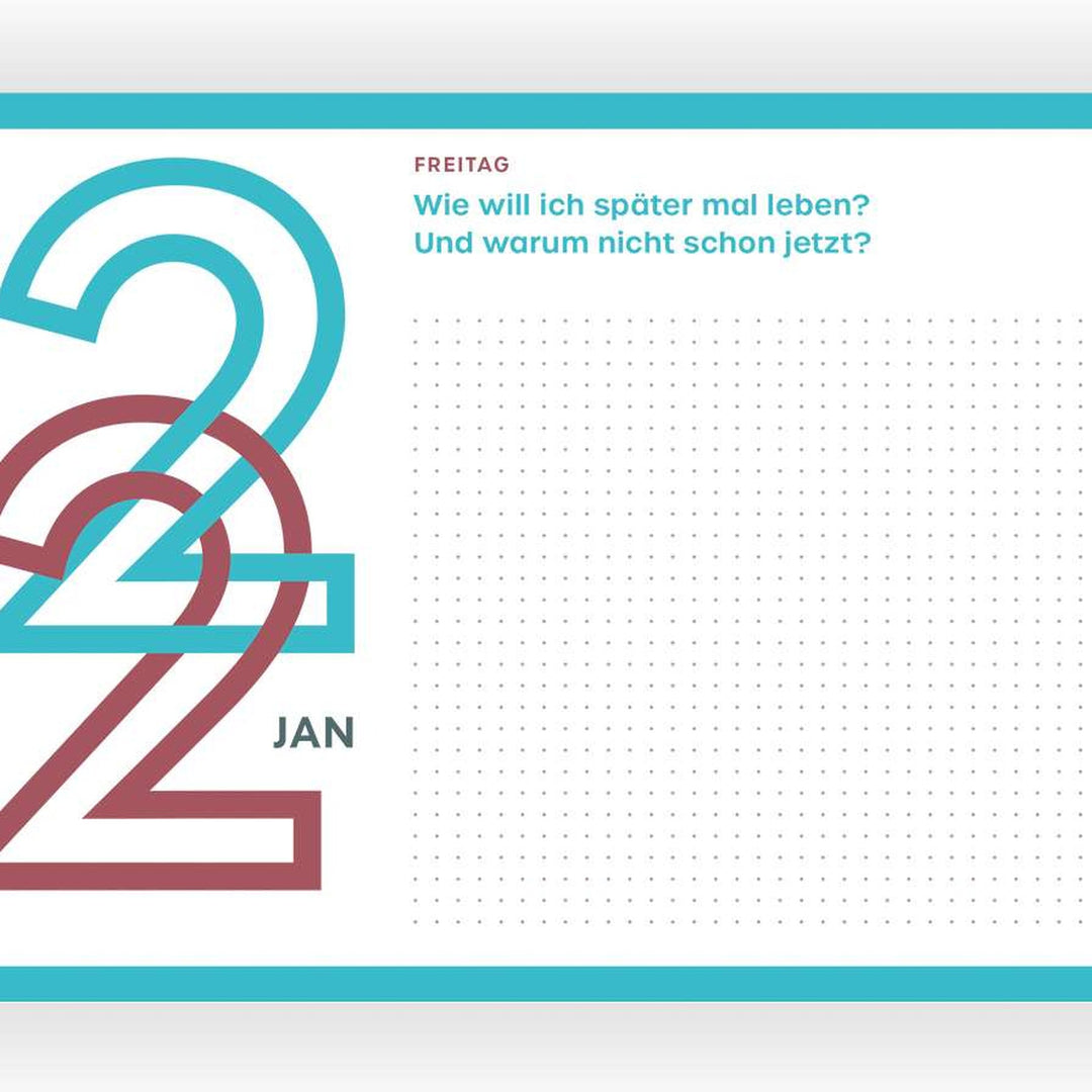 Journaling Calendar "365 neue Seiten von dir" 2027 | Hermann Schmidt