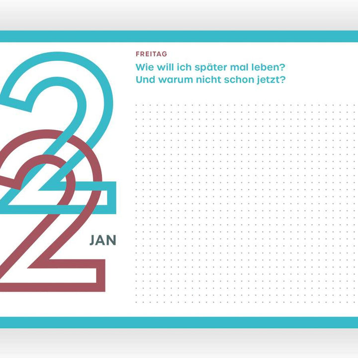 Journaling Calendar "365 neue Seiten von dir" 2027 | Hermann Schmidt