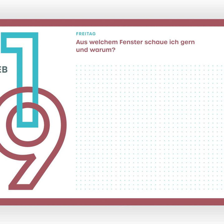Journaling Calendar "365 neue Seiten von dir" 2027 | Hermann Schmidt