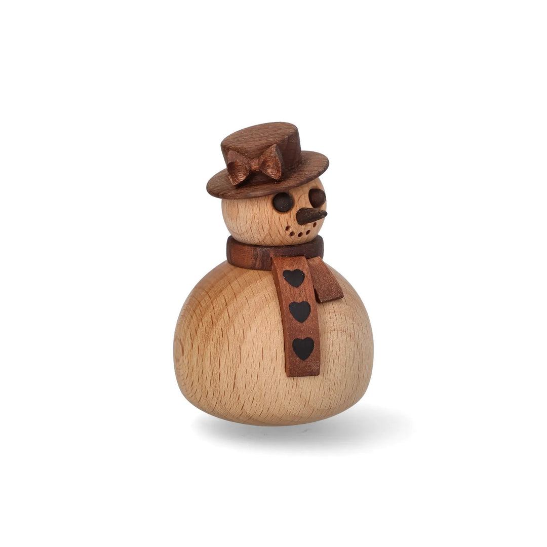 Wooden Snowwoman "The Snowwoman" – Beech · 8 cm | Spring Copenhagen