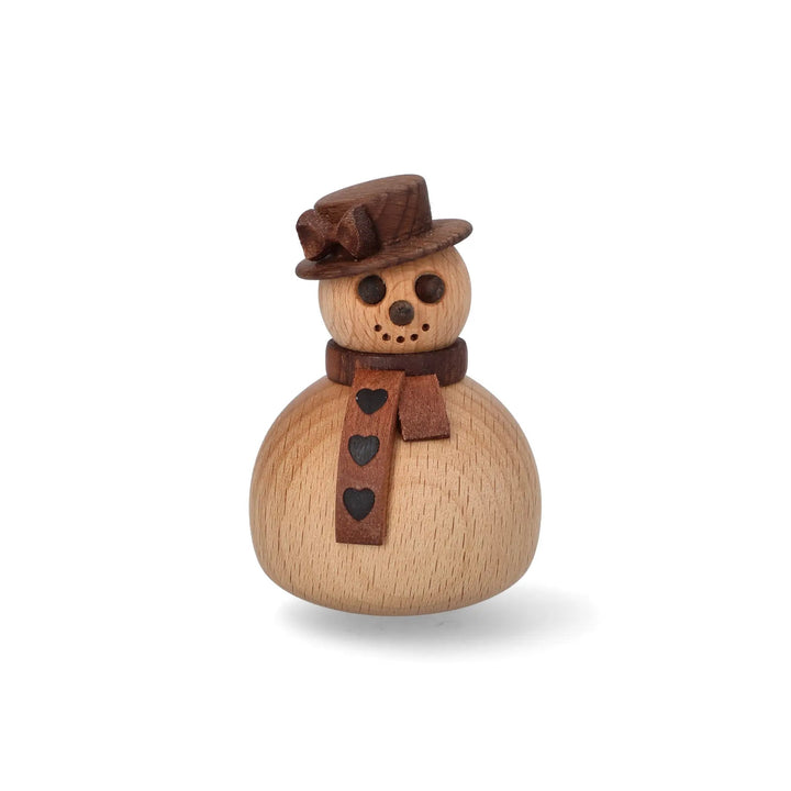 Wooden Snowwoman "The Snowwoman" – Beech · 8 cm | Spring Copenhagen