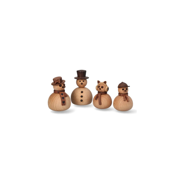 Wooden Snowwoman "The Snowwoman" – Beech · 8 cm | Spring Copenhagen