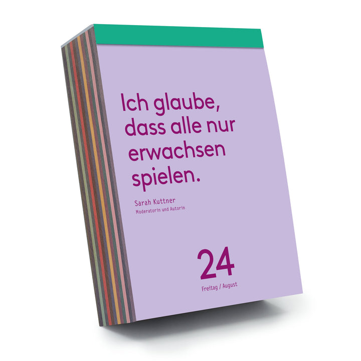 Desk Calendar Denkpause 2027 – 365 German Quotes | seltmann+söhne