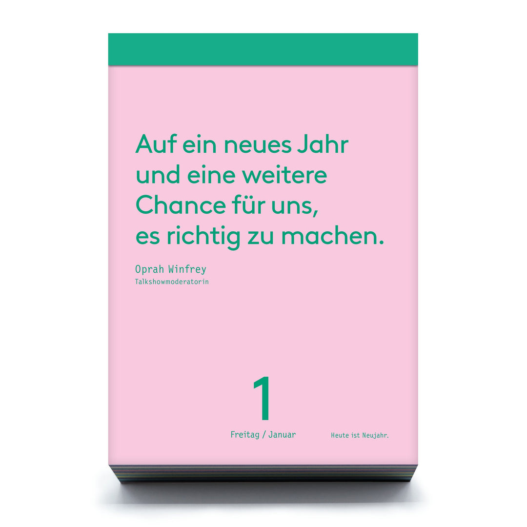 Desk Calendar Denkpause 2027 – 365 German Quotes | seltmann+söhne