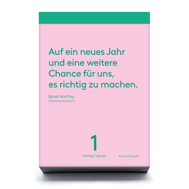 Desk Calendar Denkpause 2027 – 365 German Quotes | seltmann+söhne