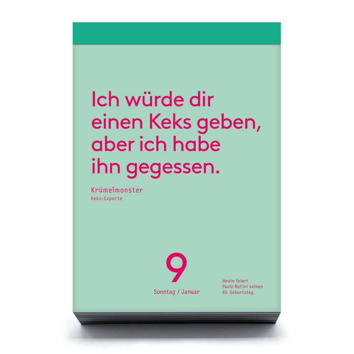 Desk Calendar Denkpause 2027 – 365 German Quotes | seltmann+söhne