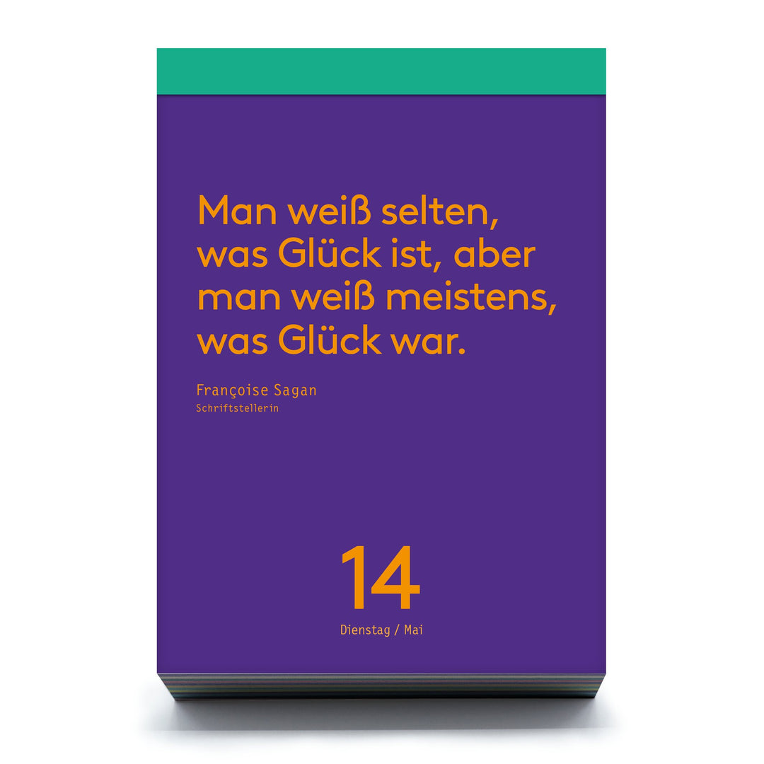 Desk Calendar Denkpause 2027 – 365 German Quotes | seltmann+söhne
