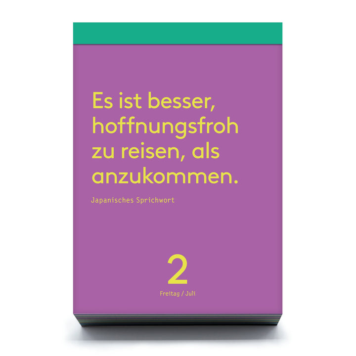 Desk Calendar Denkpause 2027 – 365 German Quotes | seltmann+söhne
