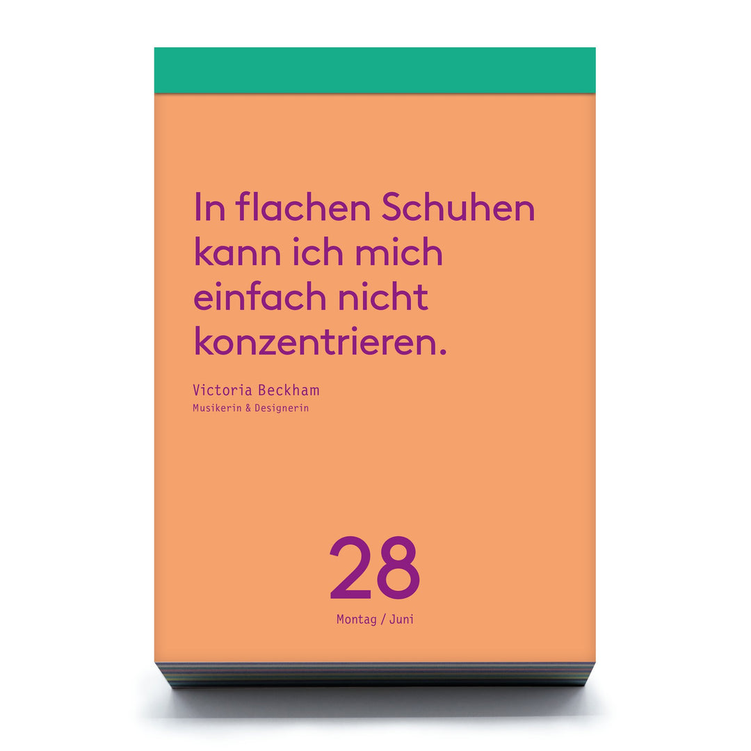 Desk Calendar Denkpause 2027 – 365 German Quotes | seltmann+söhne