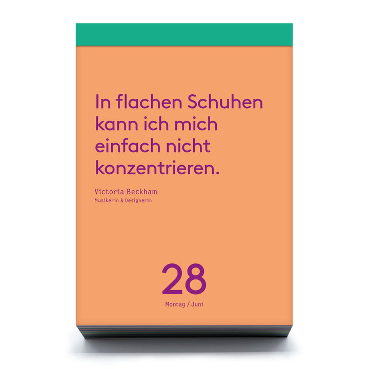 Desk Calendar Denkpause 2027 – 365 German Quotes | seltmann+söhne