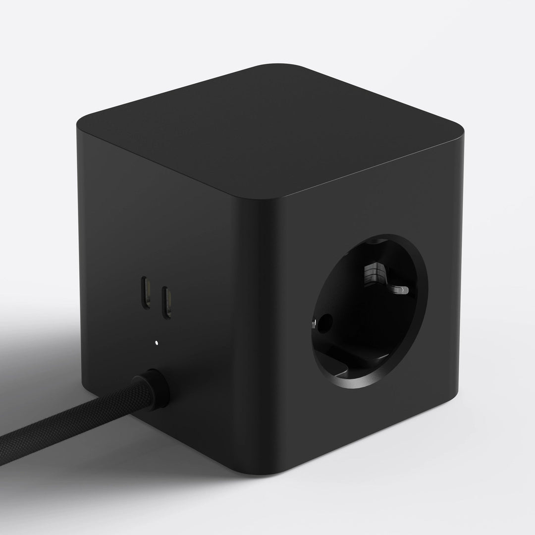 Power Strip Cubical C1 – 3 Sockets with 65 W USB-C | Cords