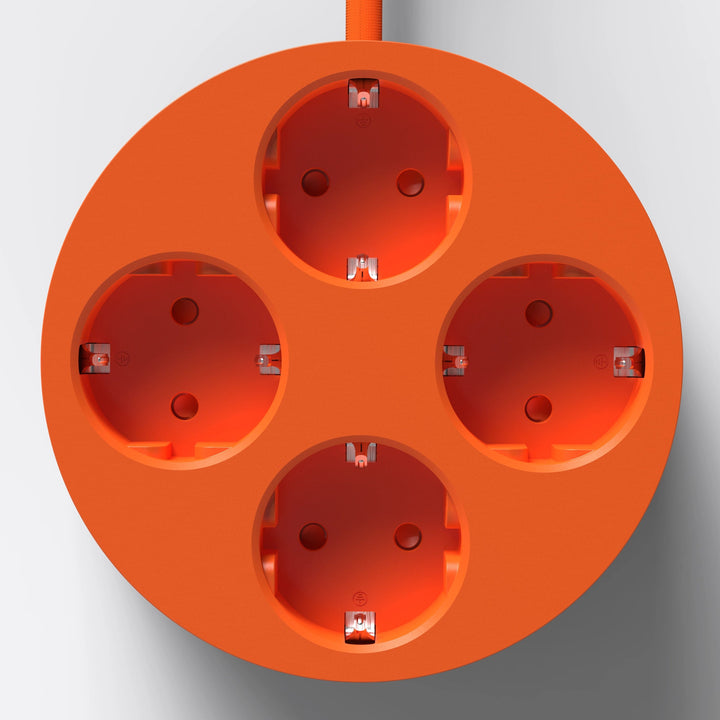 Steckdosenleiste Circular C2 – 4-fach rund, Ø 12,4 cm | Cords