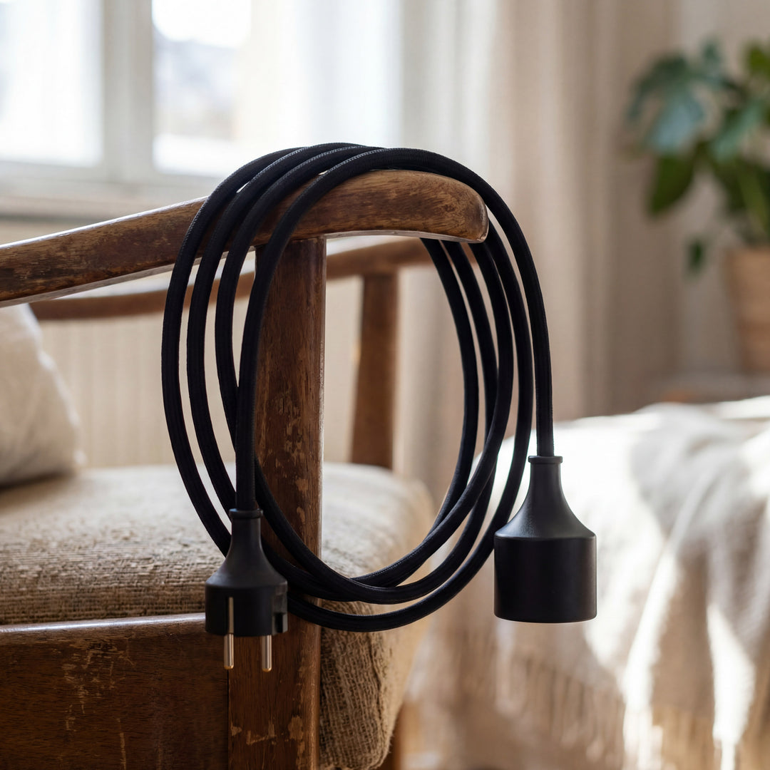 Verlängerungskabel Extend E1 – 2 m Textilkabel, Schuko | Cords