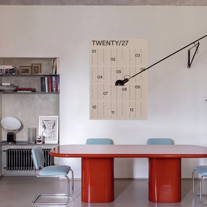 Jahres-Wandkalender 2027 – Steinpapier · A1 · 60×85 cm | Karst