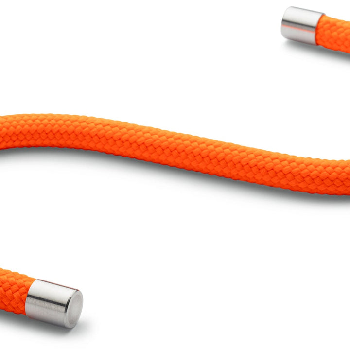 Coat Hook "Cord Hook" Set of 4 – Neon Orange · 12 cm | Peppermint