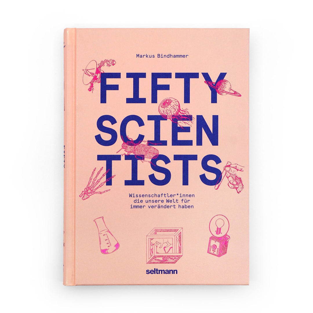 Science Book "Fifty Scientists" – Illustrated · Hardcover | Seltmann
