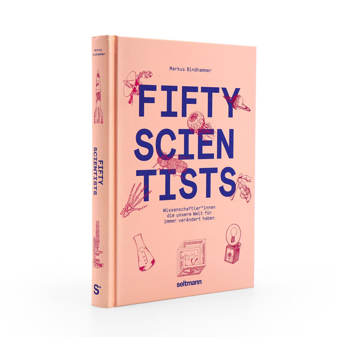 Science Book "Fifty Scientists" – Illustrated · Hardcover | Seltmann
