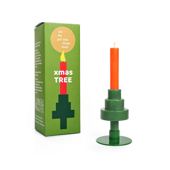 Candle Set Xmas Tree – Candle + Holder | not the girl who misses much