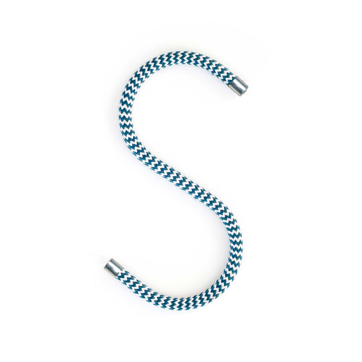 CORD HOOK | thin textile S COAT HOOKS with end caps | Set of 5 | Peppermint Products