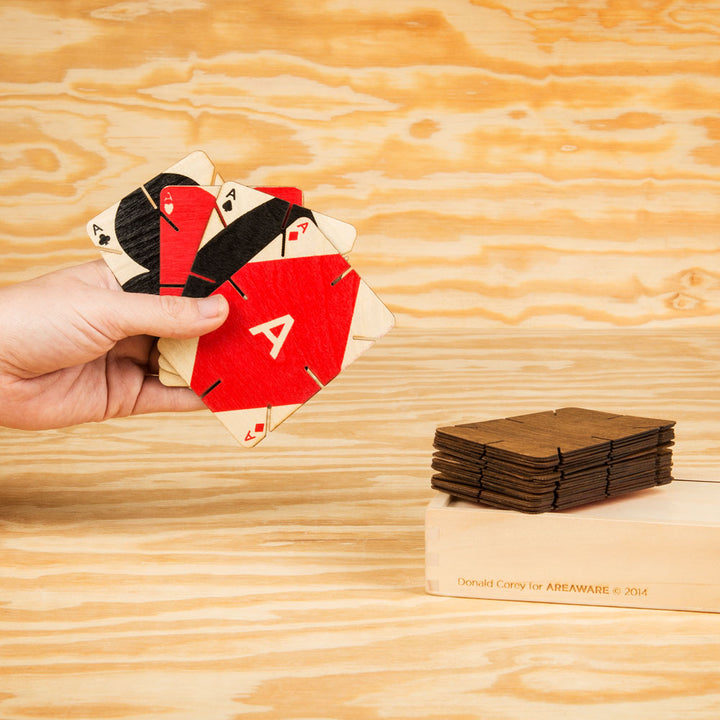 PLYWOOD | Holz-SPIELKARTEN | Donald Corey | Areaware