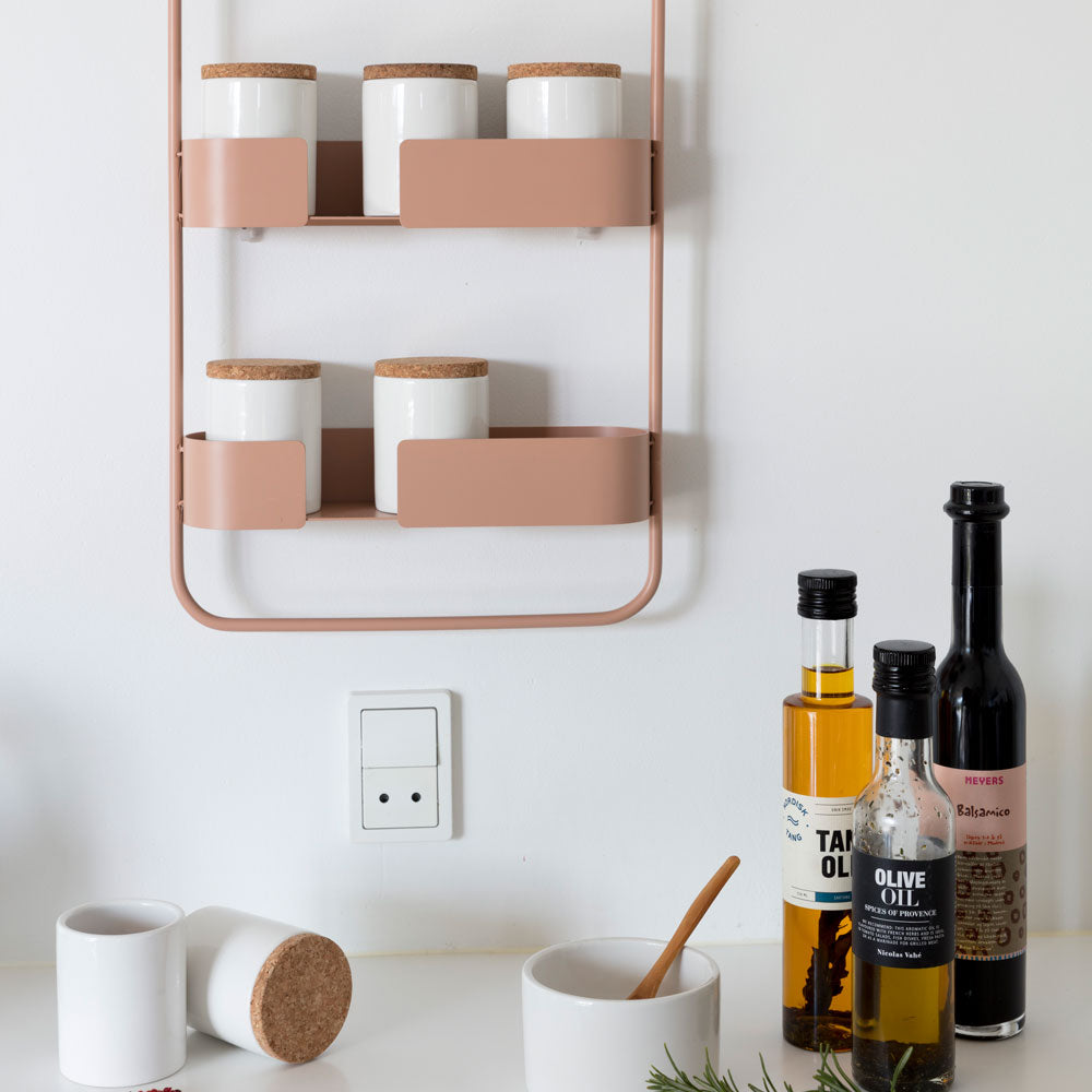 BIG HUG | SPICE JAR SET WALL RACK | Hans Thyge & Co | DesignBite