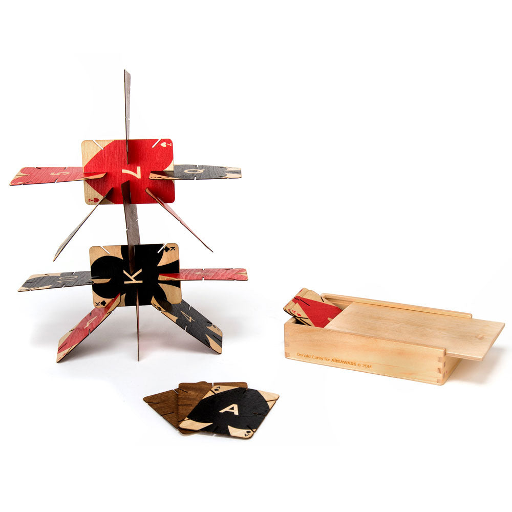 PLYWOOD | Holz-SPIELKARTEN | Donald Corey | Areaware