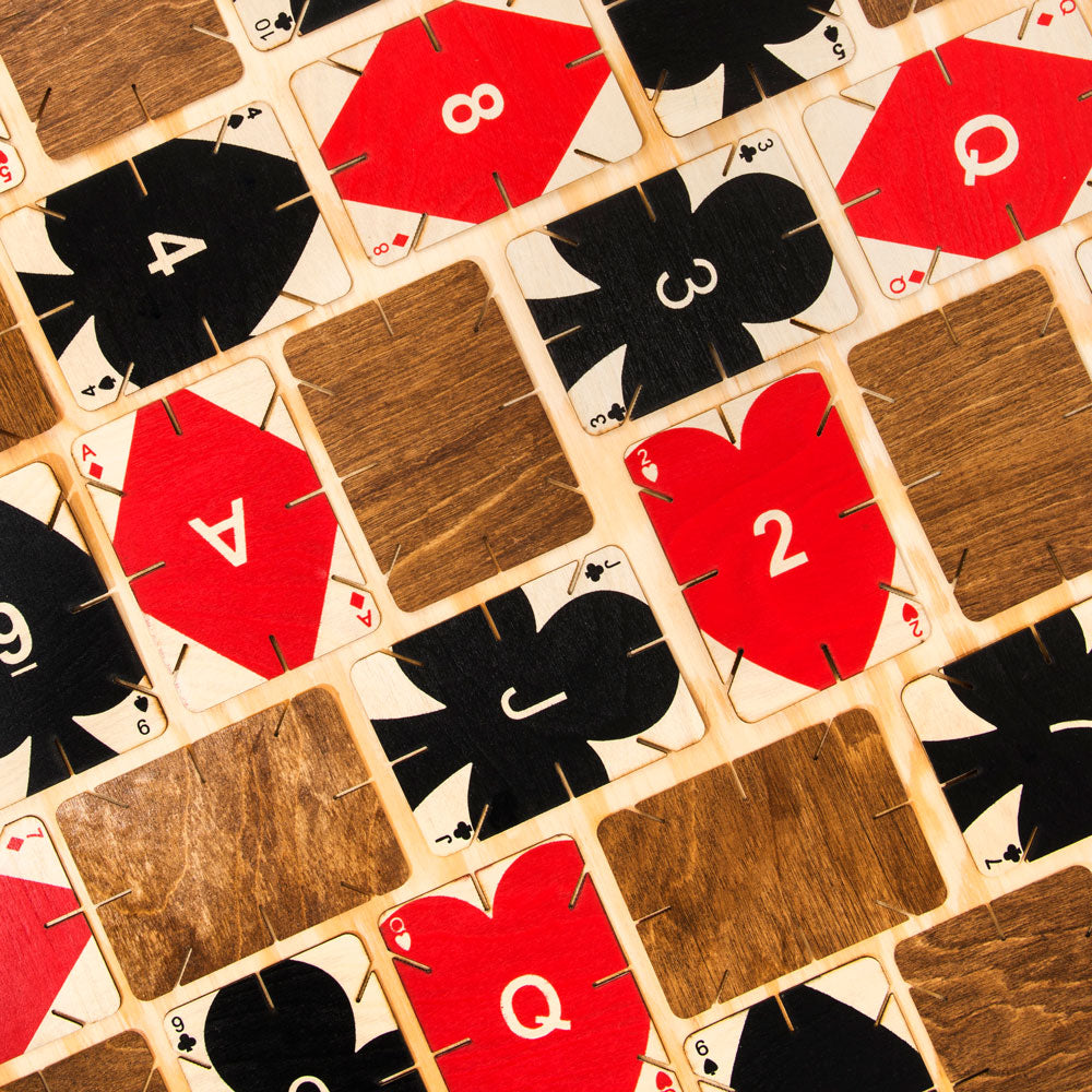 PLYWOOD | Holz-SPIELKARTEN | Donald Corey | Areaware