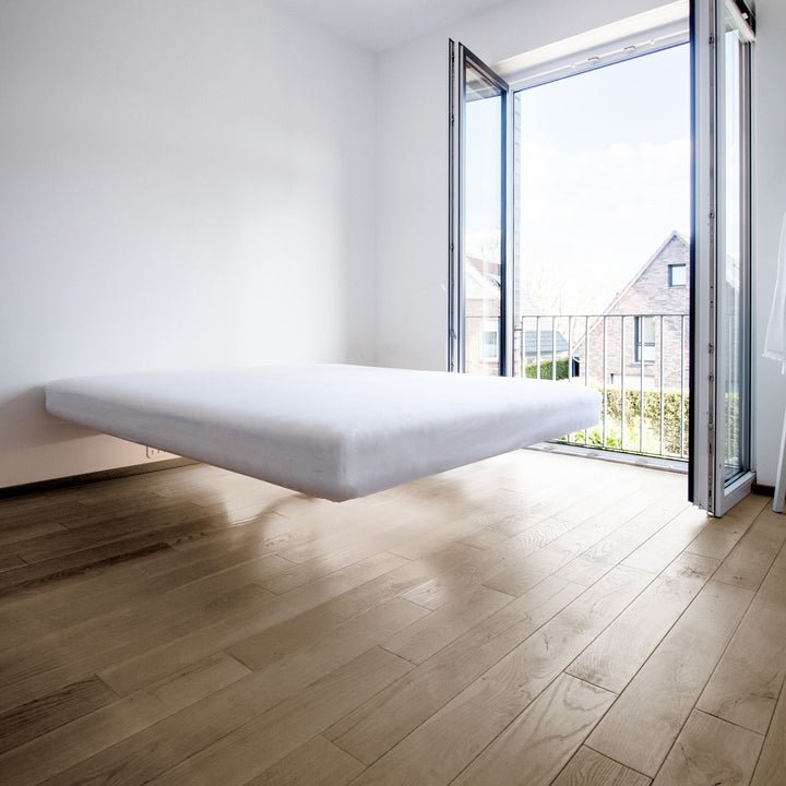 SCHWERELOS – Bett - Architektenbett - weiß | pa:ul