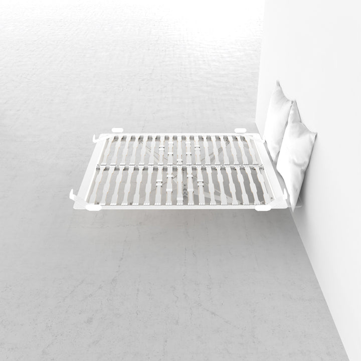 SCHWERELOS – Bett - Architektenbett - weiß | pa:ul