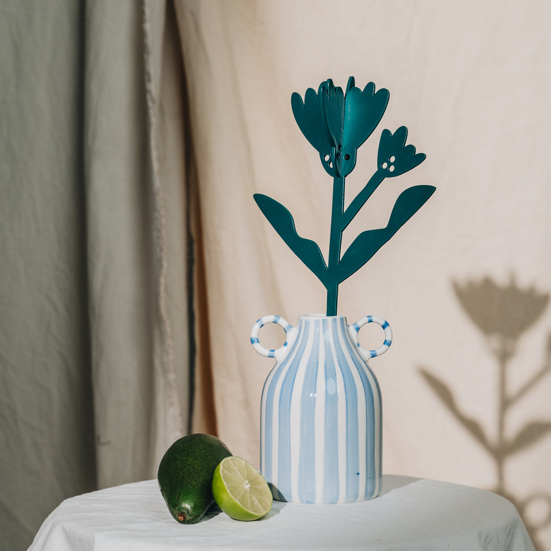 BOUQUET OF FLOWERS - Holzblumen & -blätter - 3er-Set aus Mohn, Ringelblume & Monstera | milin