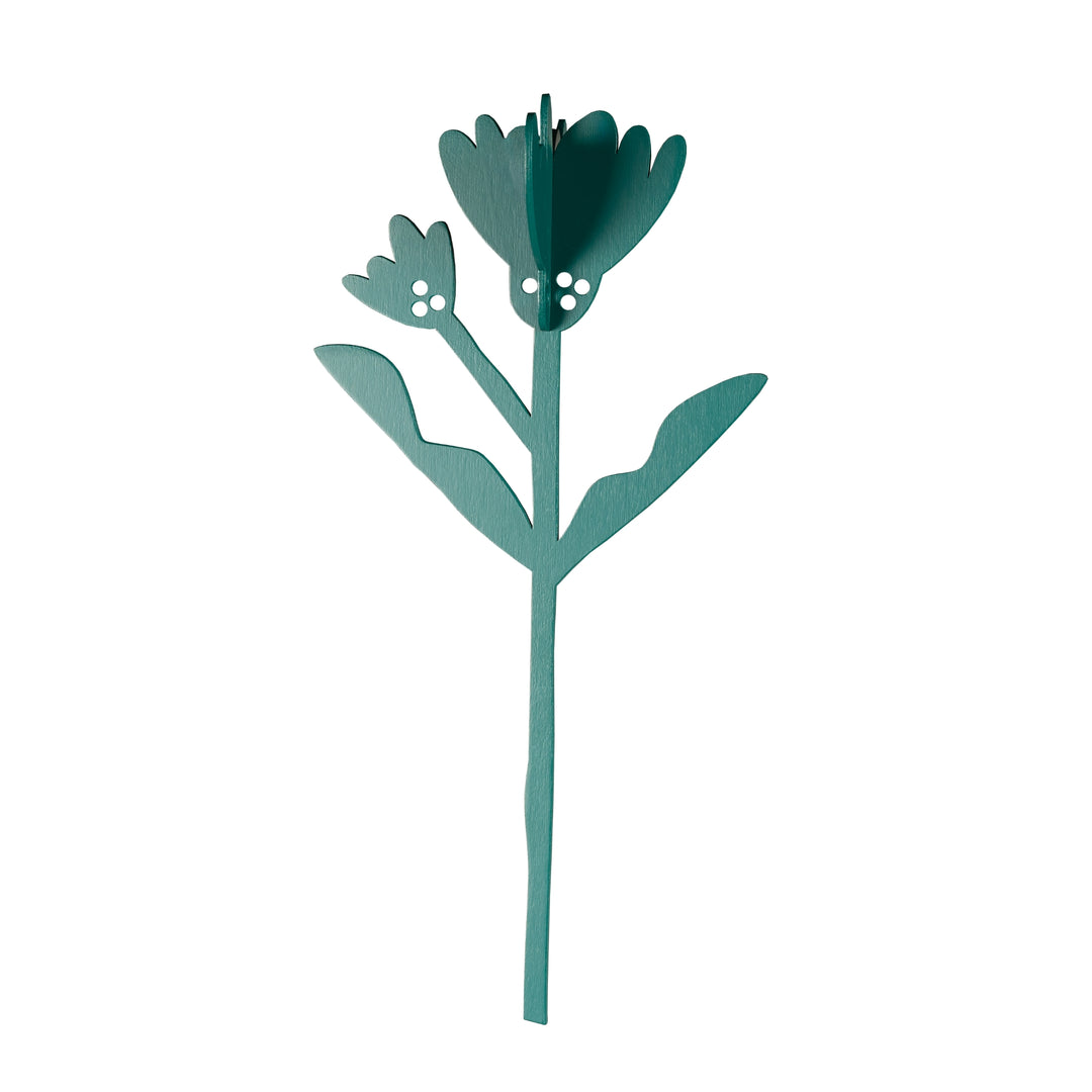 BOUQUET OF FLOWERS - Holzblumen & -blätter - 3er-Set aus Mohn, Ringelblume & Monstera | milin