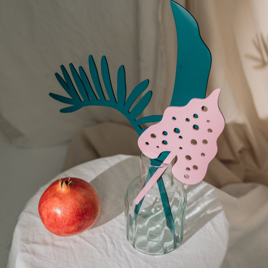 PALM - wooden leaf - artificial flower | milin