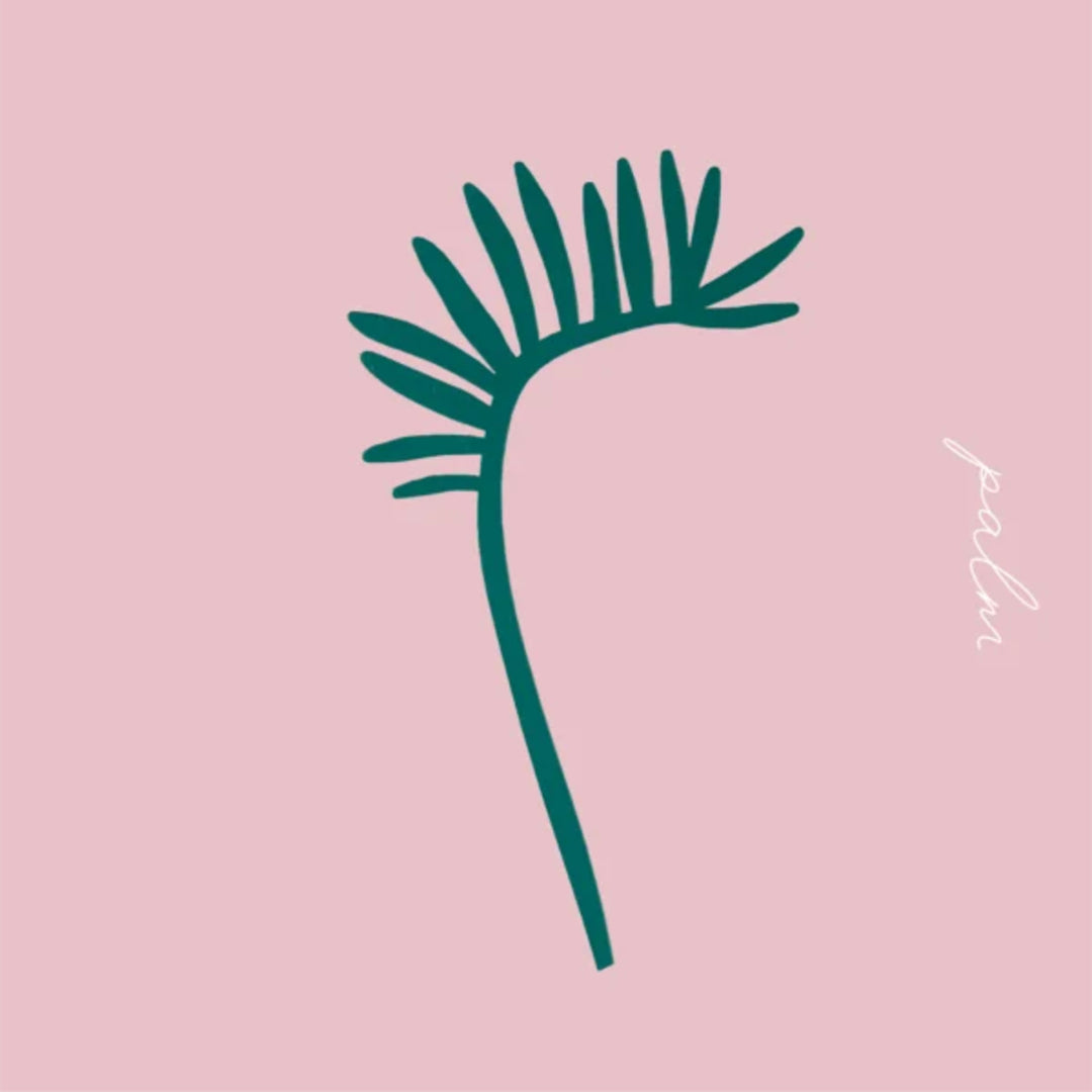 PALM - wooden leaf - artificial flower | milin