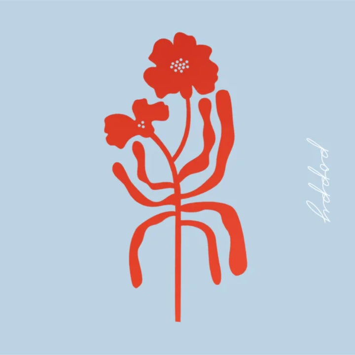 POPPY - wooden flower - artificial flower | milin