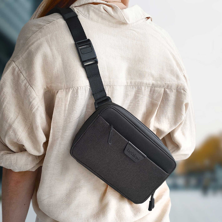 CROSS POUCH - Tech-Organizer-Bag - adjustable belt | beblau