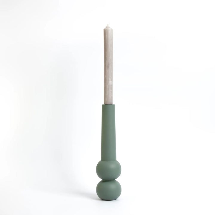 CONE HIGH - wooden Candleholder 32 cm high | Lemon Lily