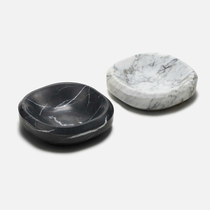 FACET BOWL - Small White Carrara bowl - 14 cm | Craighill