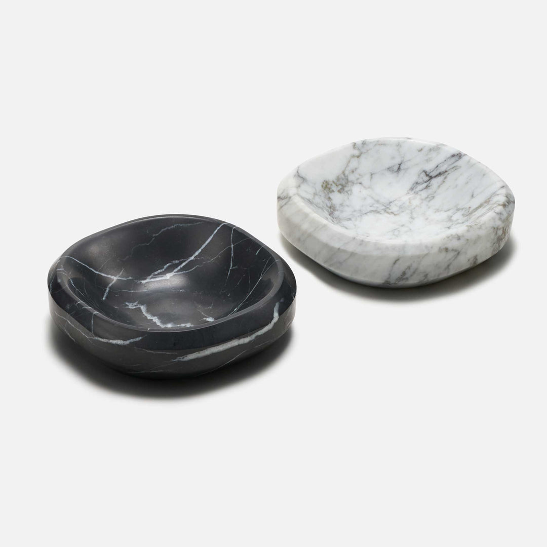 FACET BOWL - Ablage - Kleine Schale aus schwarzem Marquina Marmor - 14 cm | Craighill