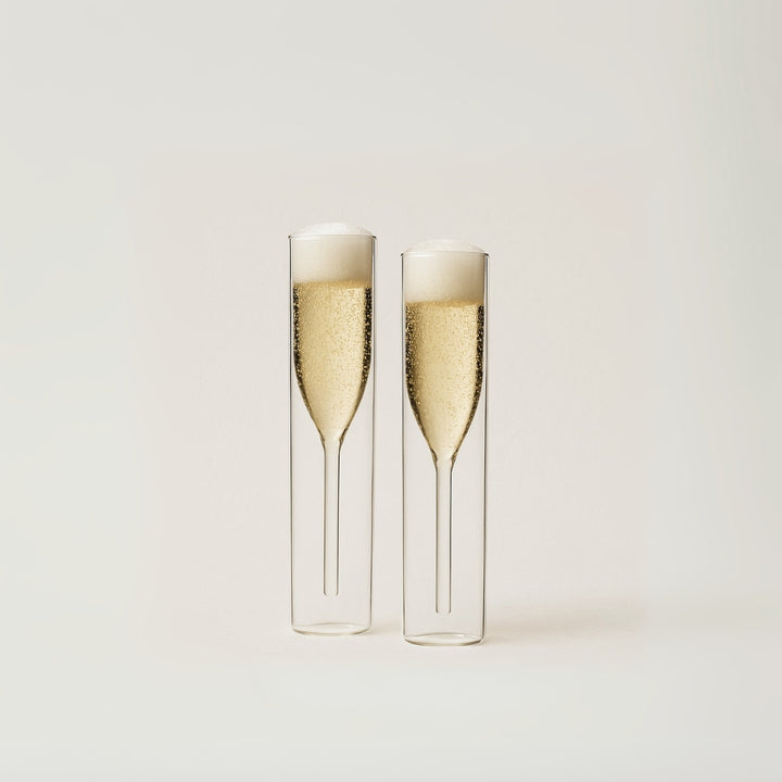 INSIDEOUT Collection | CHAMPAGNER GLAS-SET | byAMT Alissia Melka-Teichroew | Charles & Marie